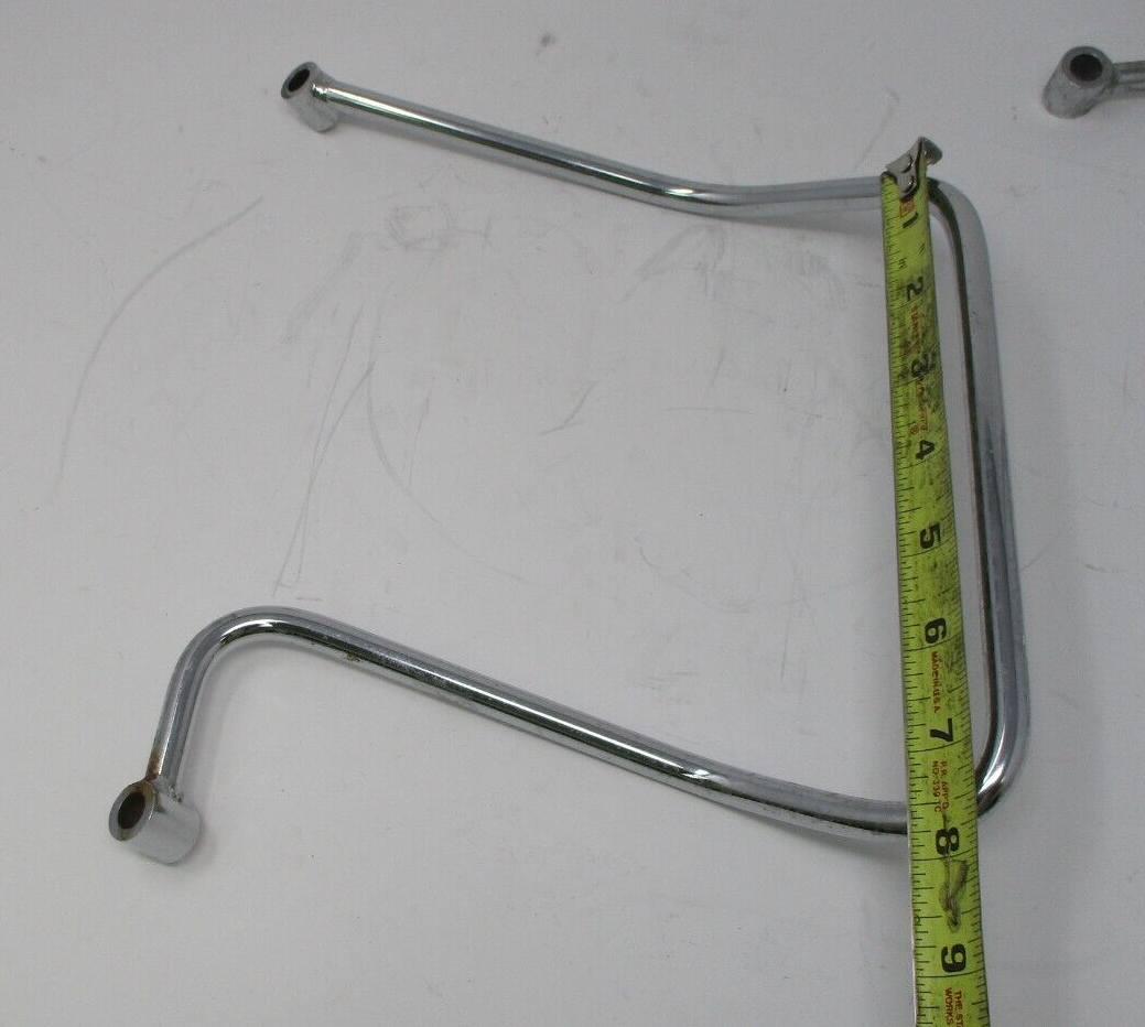 Chrome Saddlebag Support Brackets for Harley-Davidson Unknown Fitment