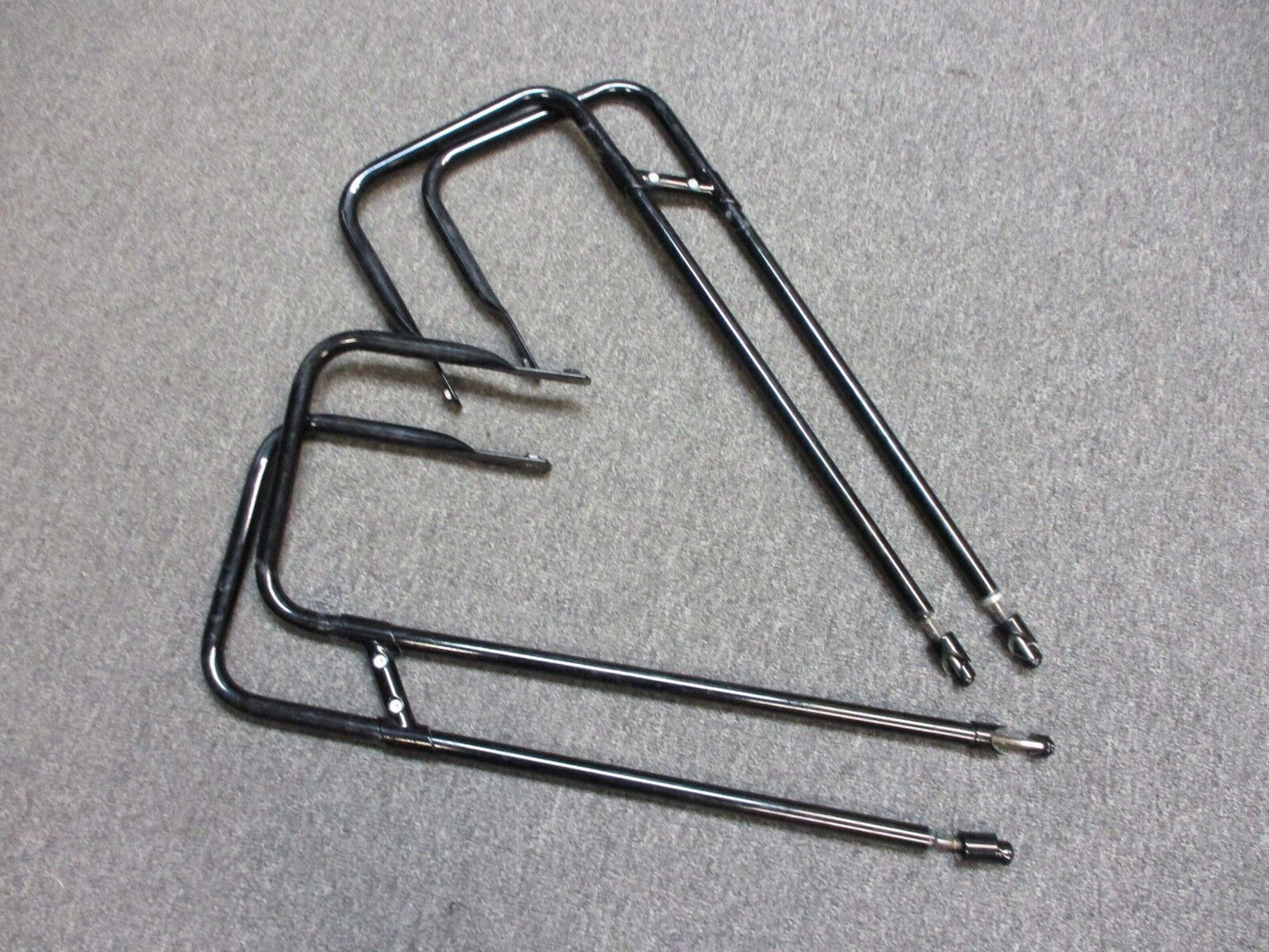 Harley-Davidson OEM Saddlebag Guard Rails Gloss Black 97-08 FLH Touring Models