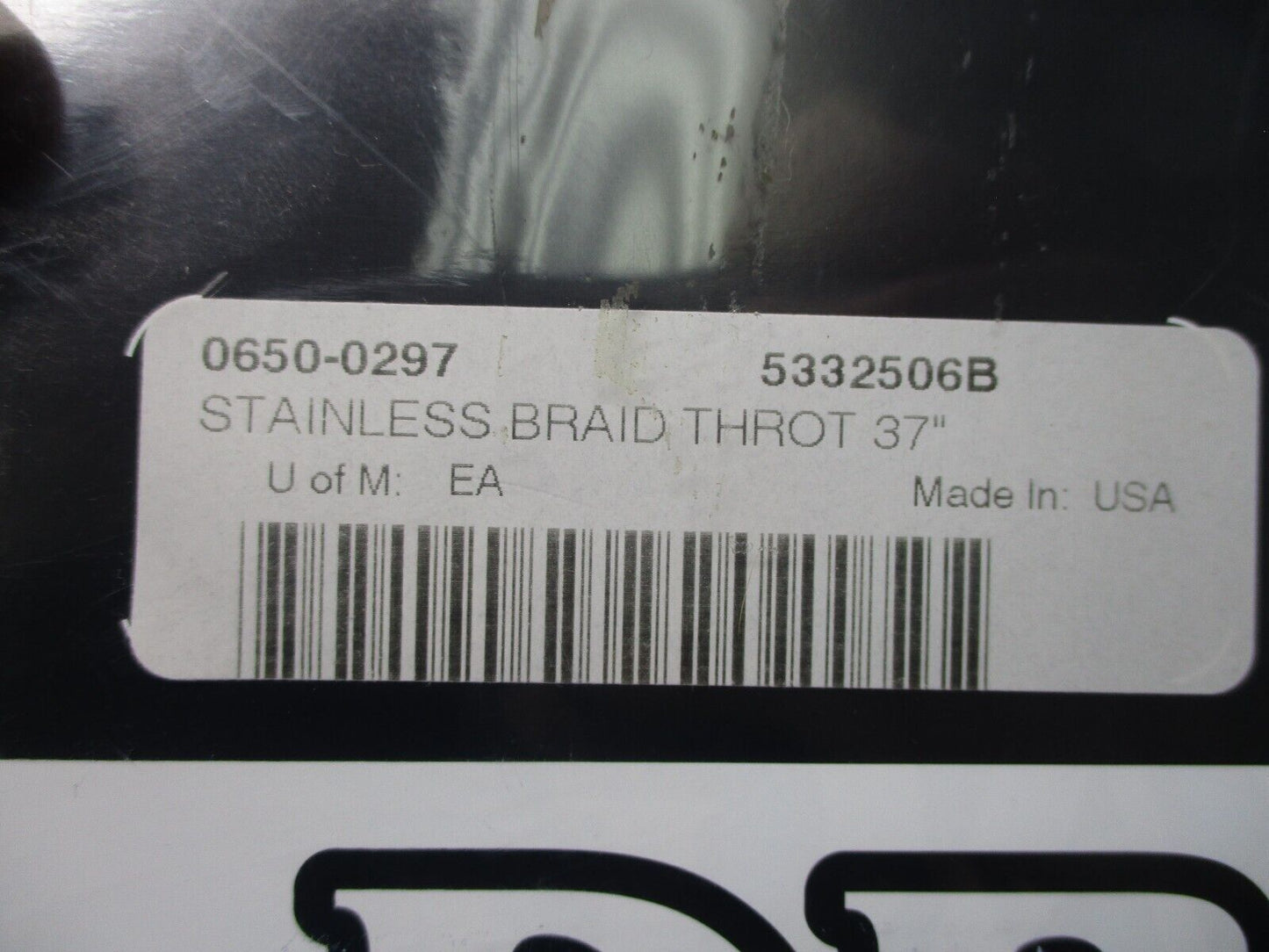 Drag Specialties 96-17 36-3/4" S/S THROTTLE CABLE 0650-0297
