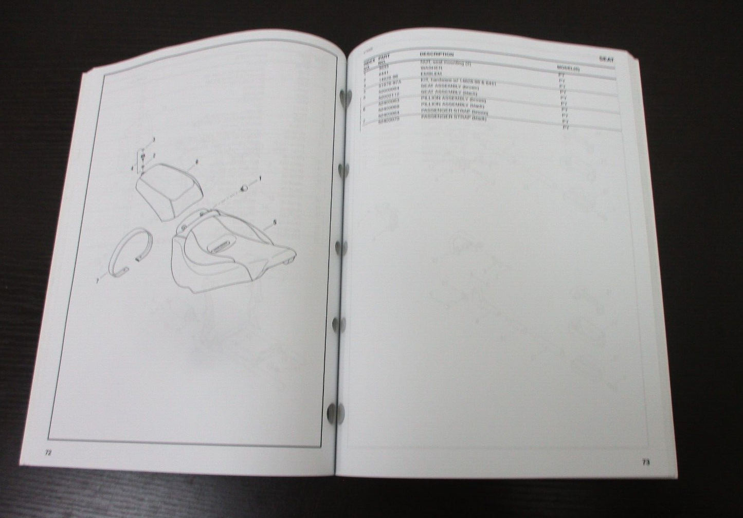 Harley-Davidson 2013 FXSBSE Model Parts Catalog 99458-13