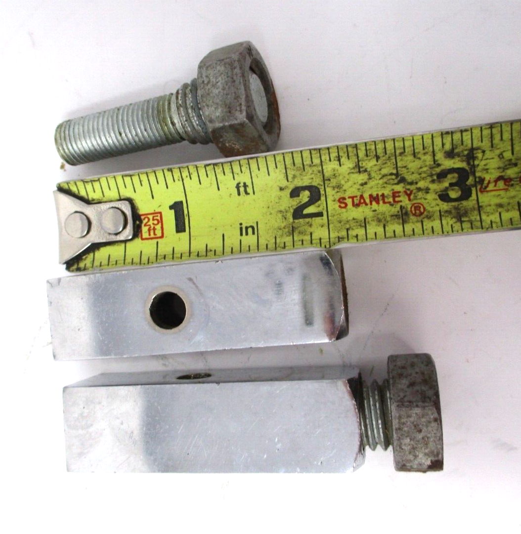 Chrome Foot Peg Mounting Blocks