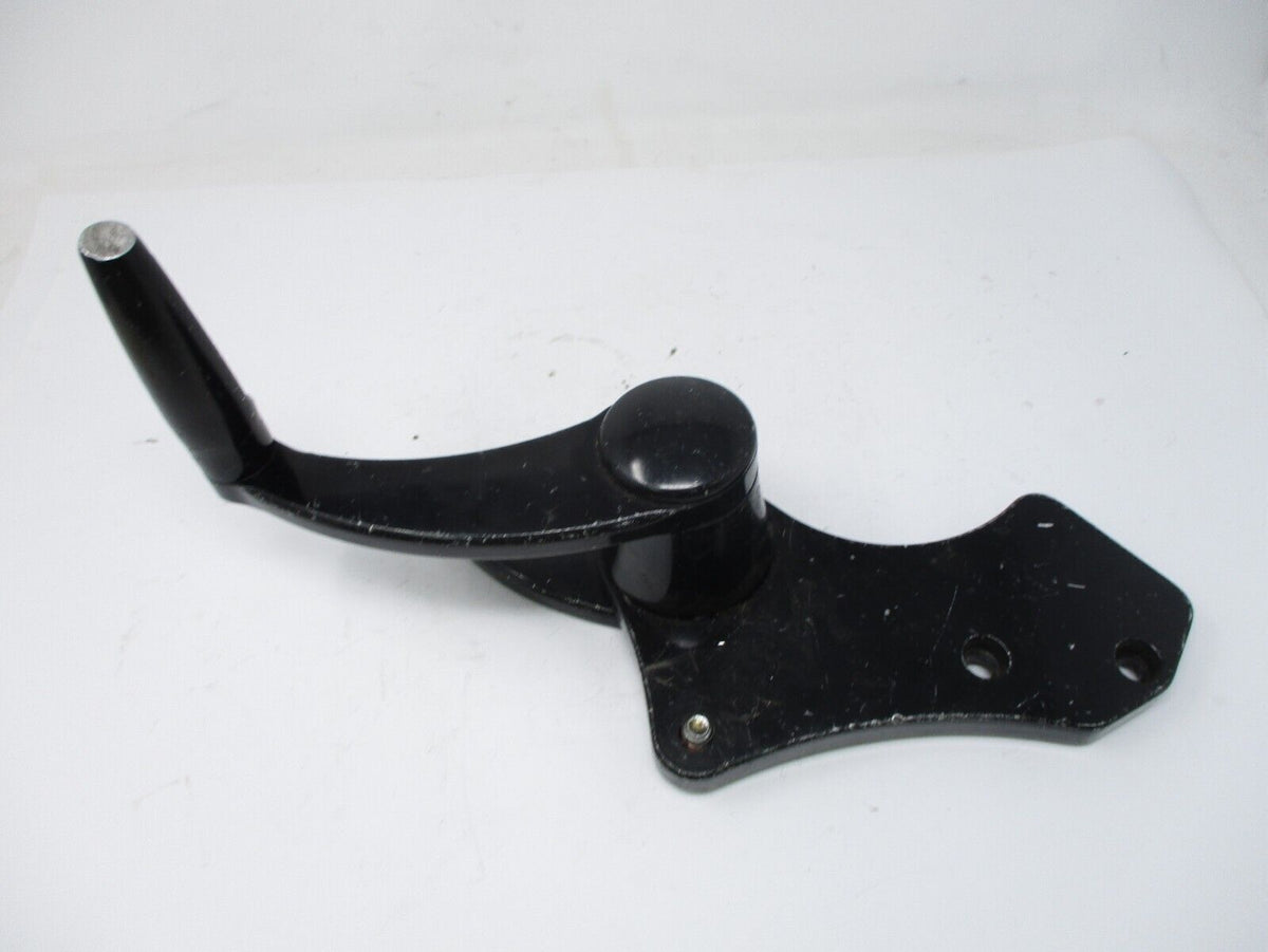 HHI Brand Steel Left Side Forward Control Shifter and Mount (Bent)