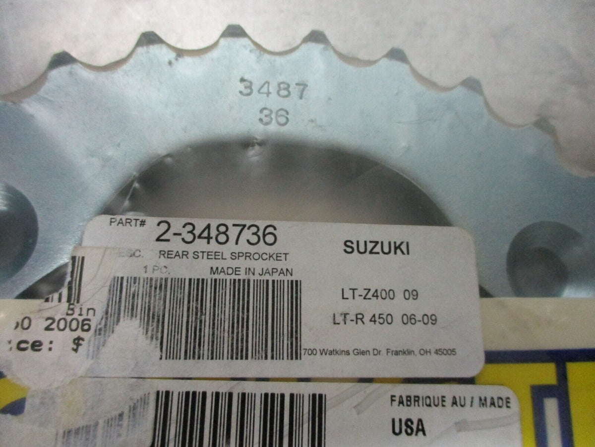 Sunstar - 2-348736 - Steel Rear Sprocket, 36T