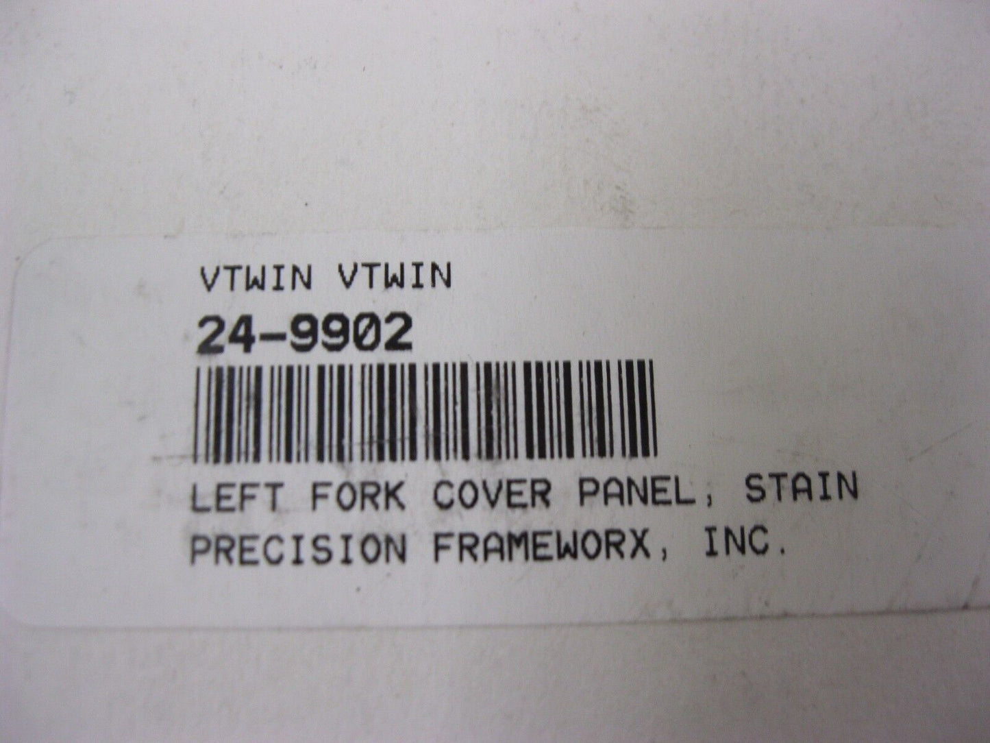 V TWIN LEFT TRIPLE TREE COVER STAINLESS STEEL 24-9902