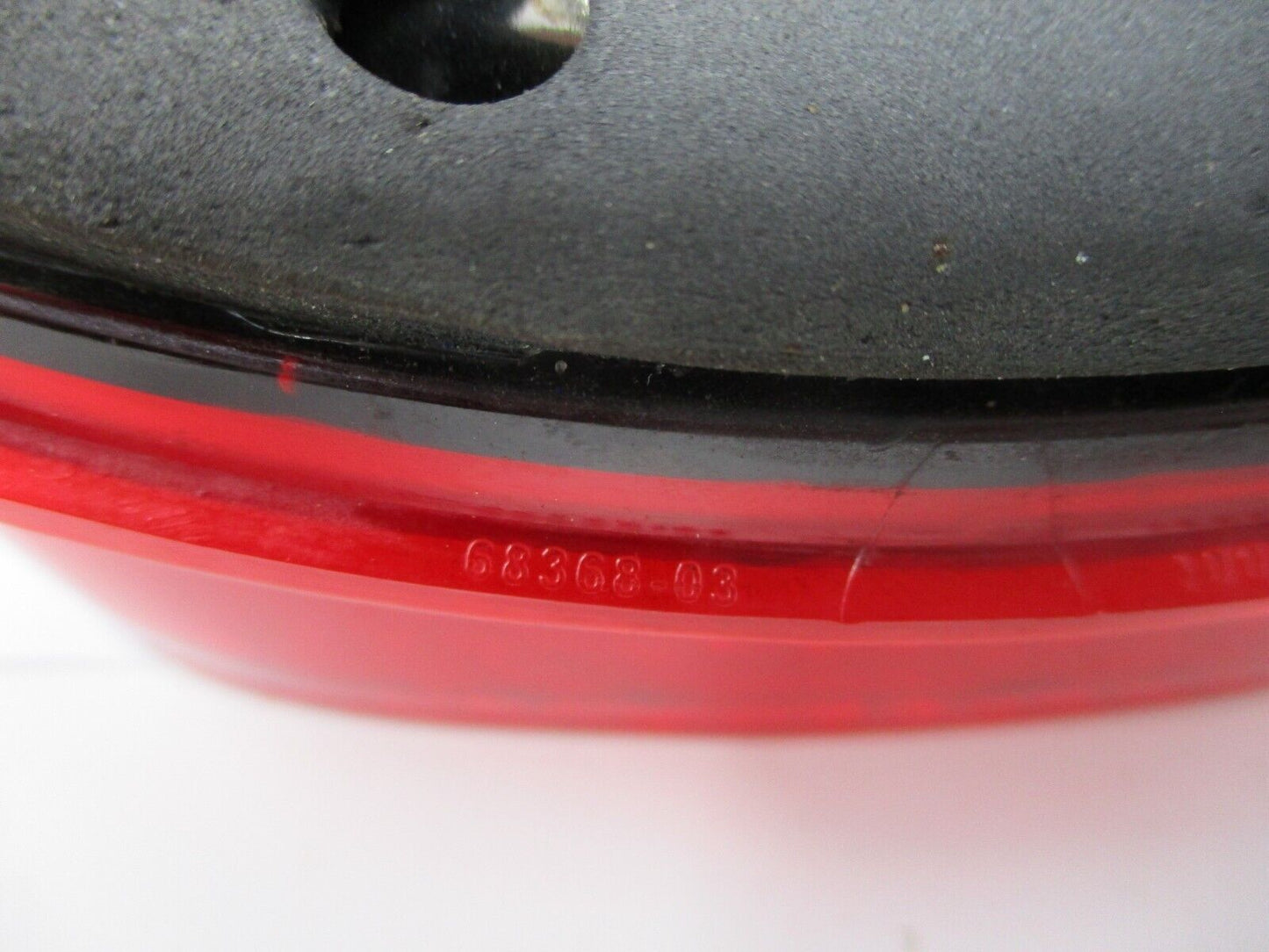 Harley Rear Tail Brake Light Lens Red NO License Plate Window (No Lamp) 68142-99