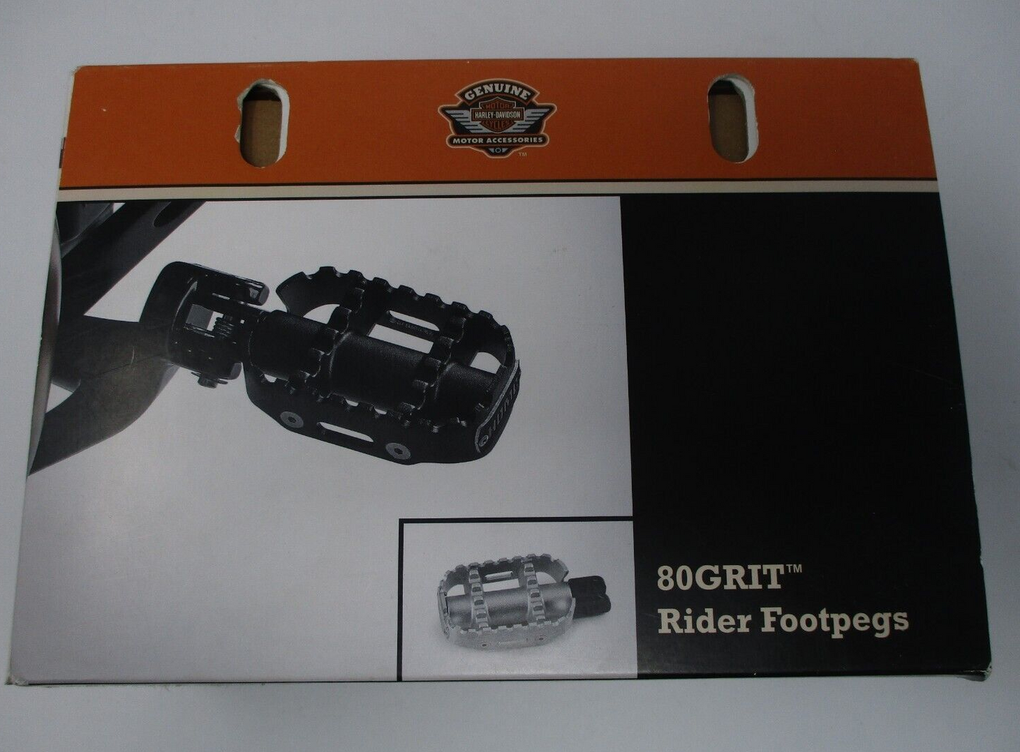 Harley-Davidson 80 Grit Rider Foot Peg Aluminum RAW 50501390
