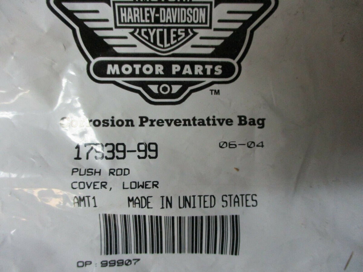 Harley Davidson OEM Chrome Lower Push Rod Cover 17939-99 99-17 Models