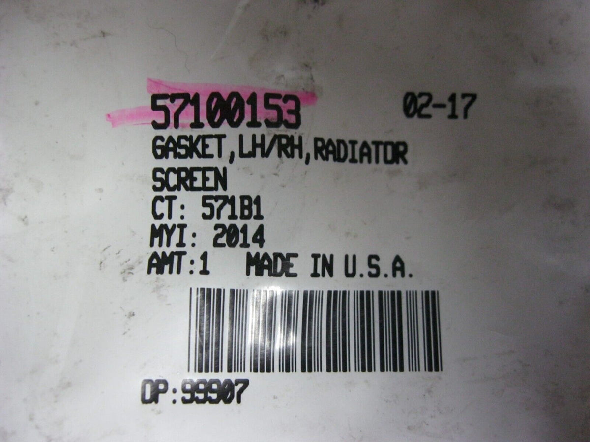 Harley Davidson OEM Radiator Screen Gasket 57100153