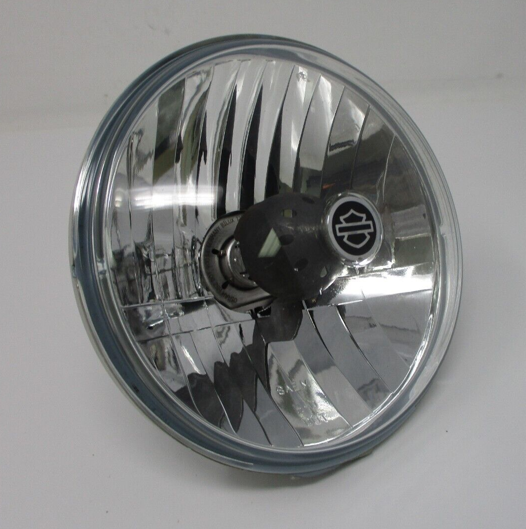 Harley-Davidson Head Light Lamp Assembly with Bulb and Rubber Boot 68297-05