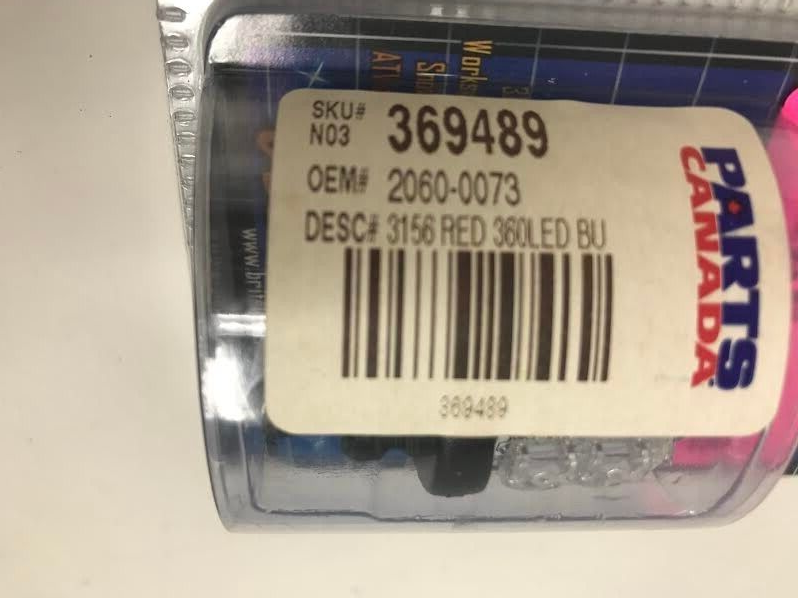 Brite-Lites OEM Red 360 LED 3156