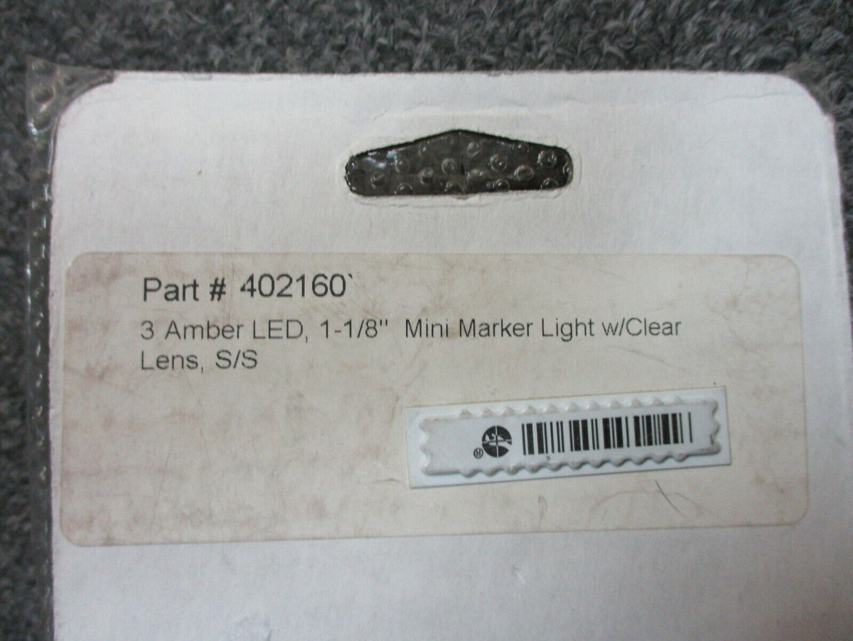 PRO-ONE 1 1/8" Mini Marker Light with Clear Lens