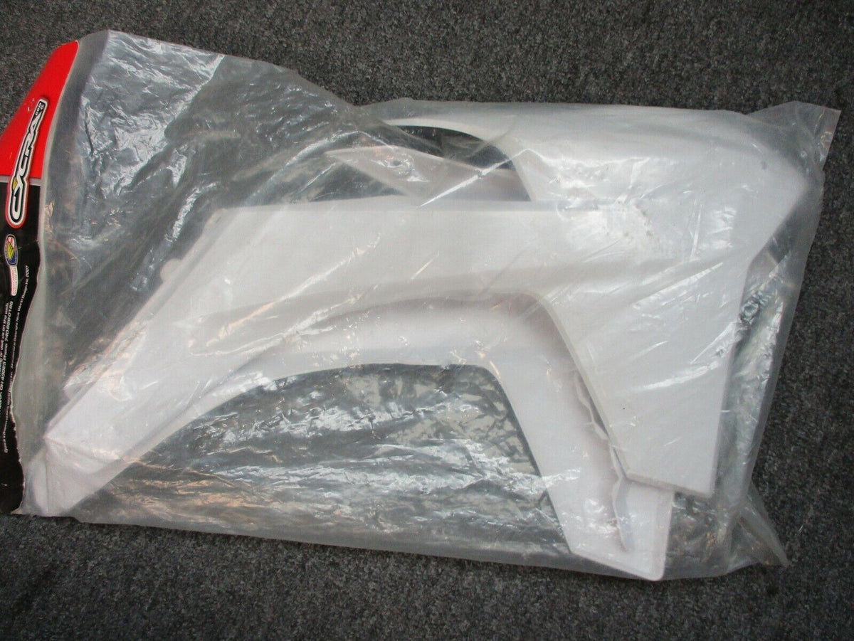 KTM White Powerflow Intake Radiator Shrouds By CYCRA 1896-42