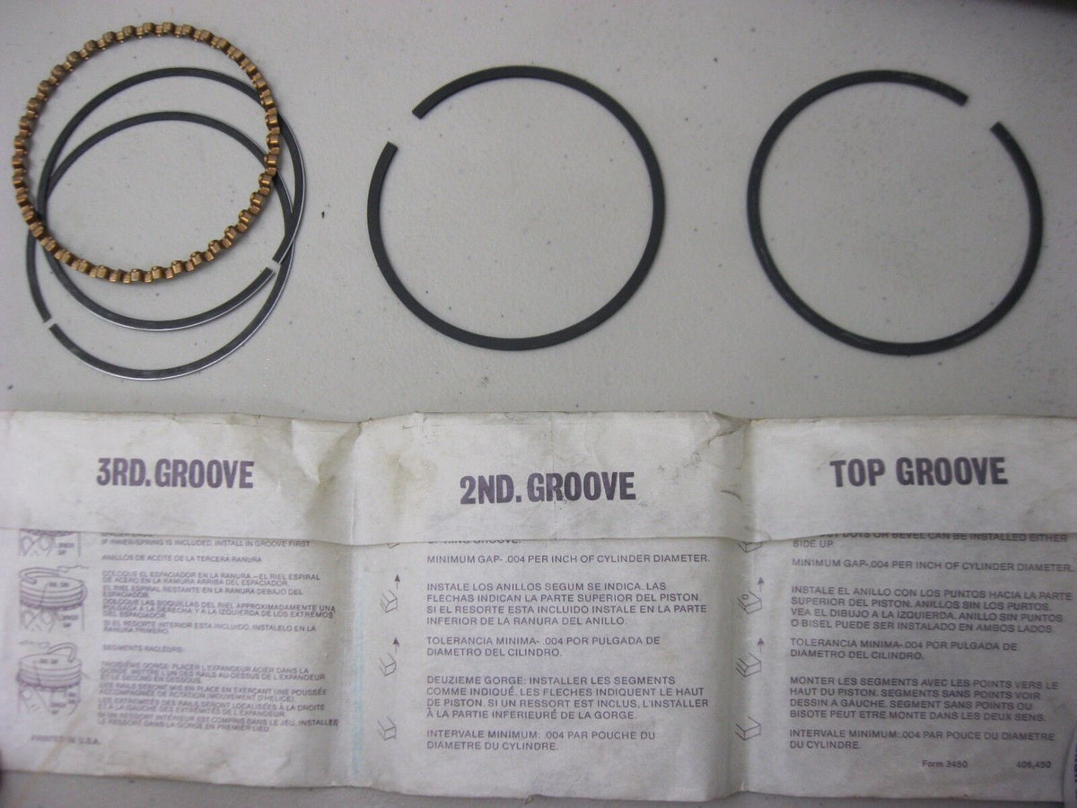 HASTINGS 6957-060 PISTON RING SET FOR HARLEY .060 OVERSIZED