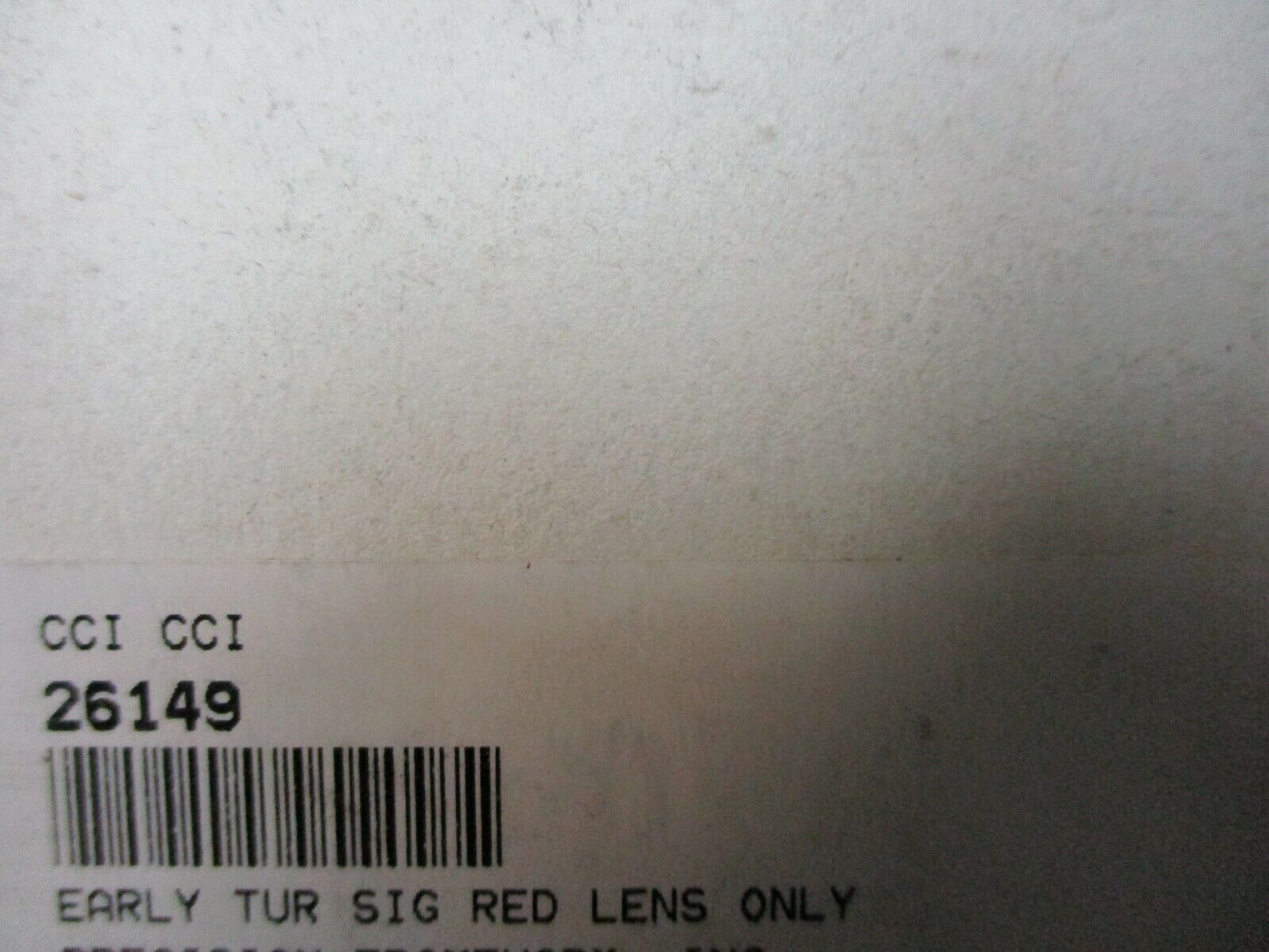 Custom Chrome Early Turn Signal Lens Red Multi Fit Harley Davidson CCI-26149
