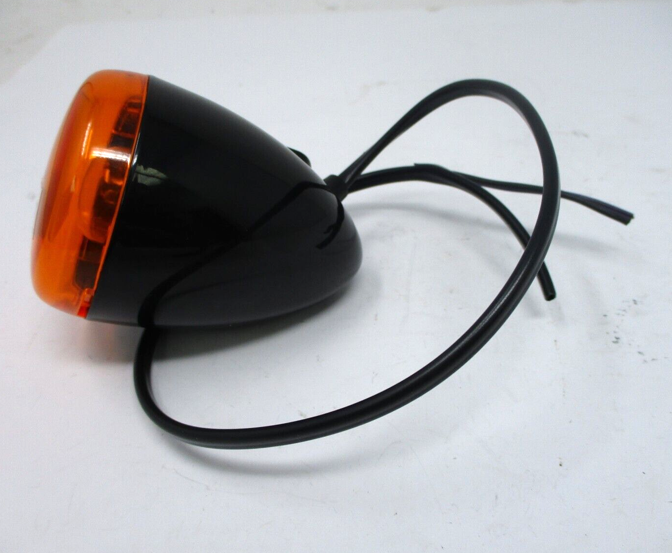 Harley-Davidson Gloss Black Housing 2 Wires Front Signal