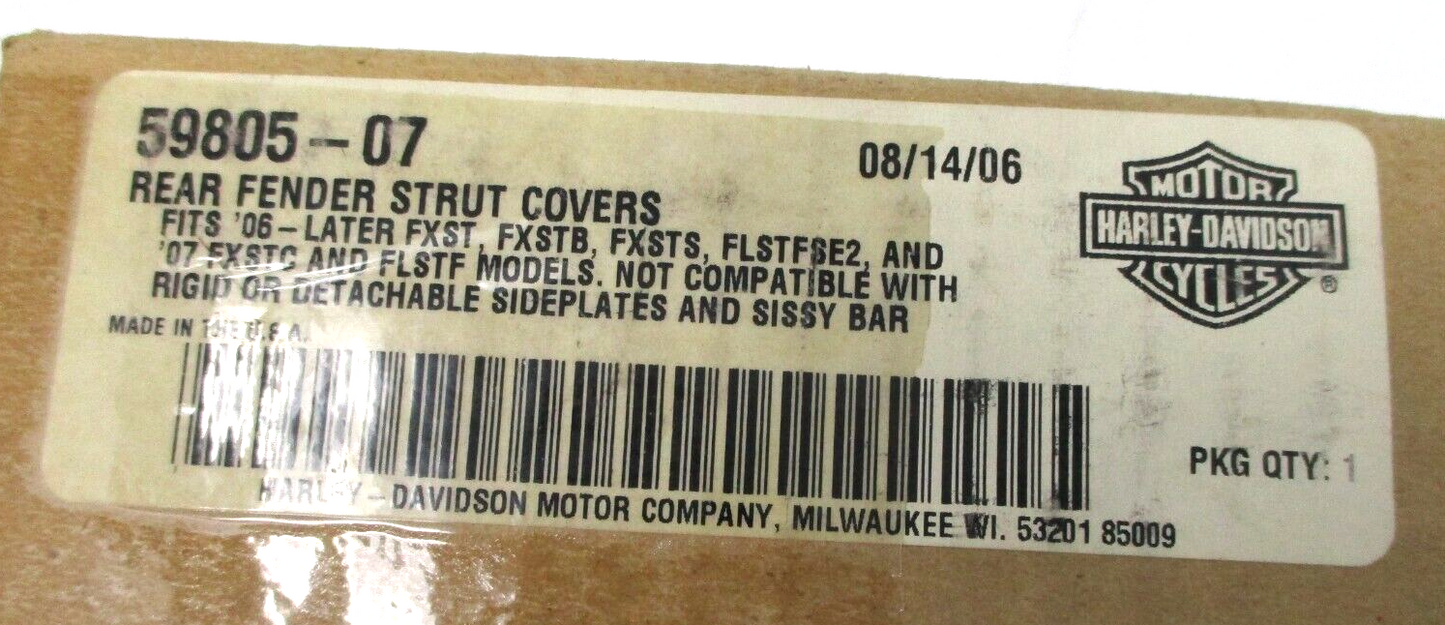 Harley-Davidson Rear Fender Strut Covers 59805-07