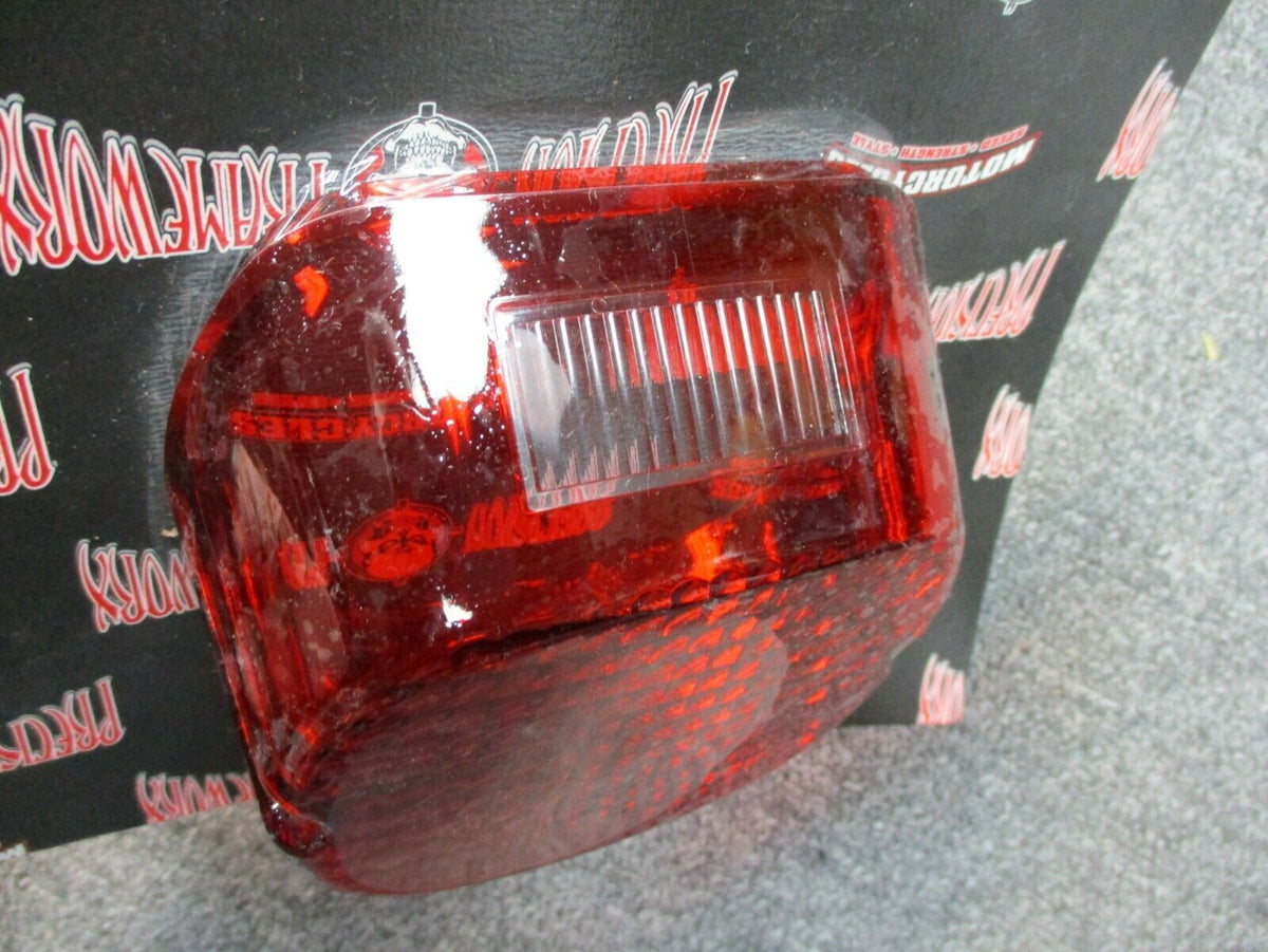 Aftermarket Rear Tail Light Replacement Lens Red Fits FXST,B,C,T
