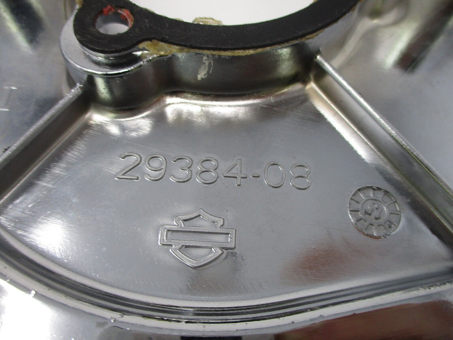 Harley-Davidson OEM Chrome High Flow Backing Plate 08-Later Dyna Models 29170-08