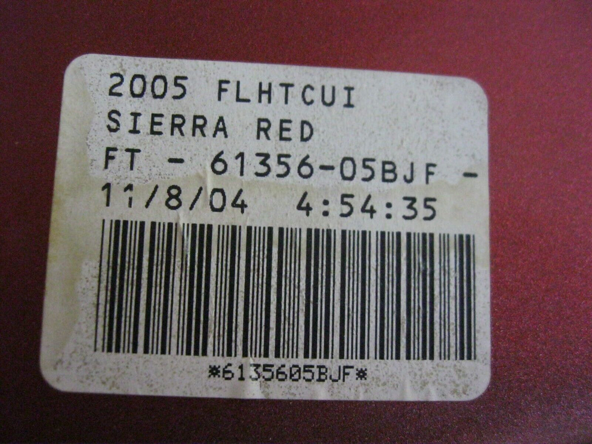 Harley-Davidson OEM 2005 FLHTCUI Sierra Red Fuel Tank 61356-05BJF