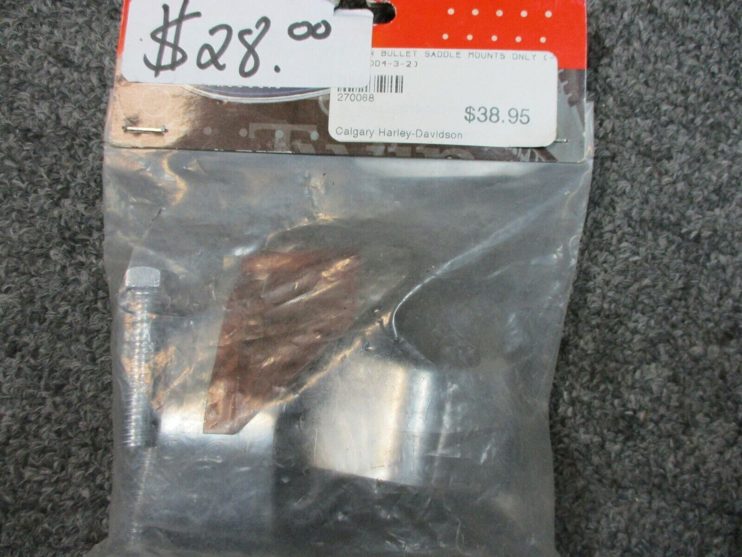 Kuryakyn Silver Bullet Saddle Bag Mounts Frt or Rear Electra Gld RD King FLSTC