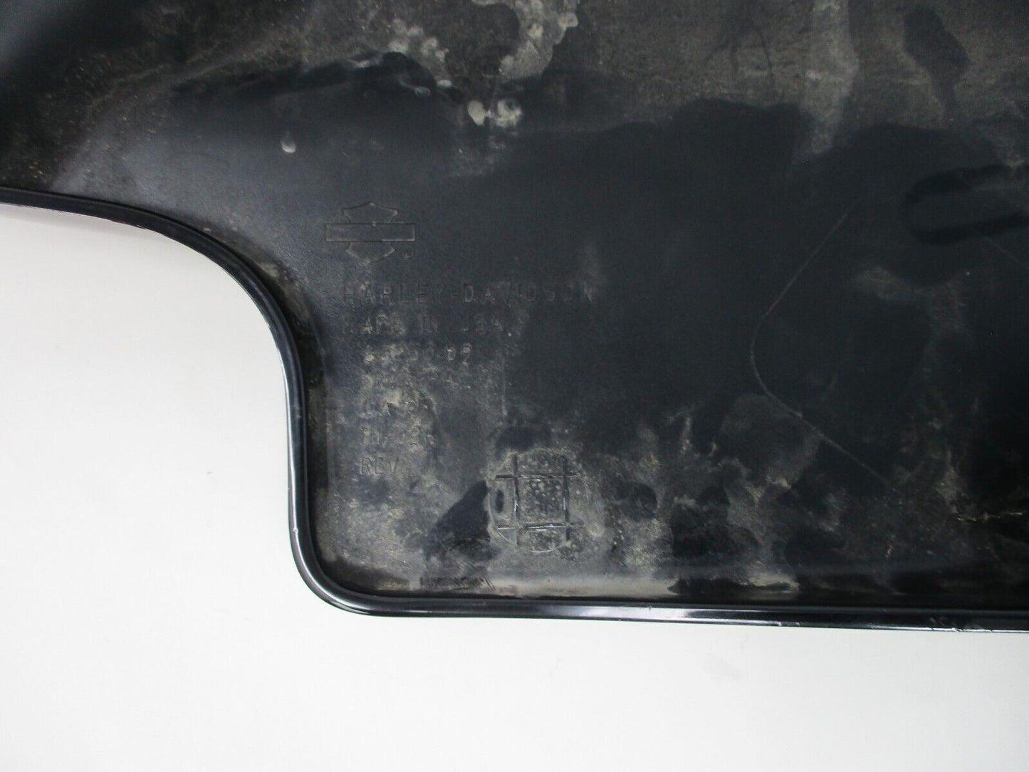 Harley Davidson OEM Touring Side Cover Vivid Black with Pinstripes 66250-09