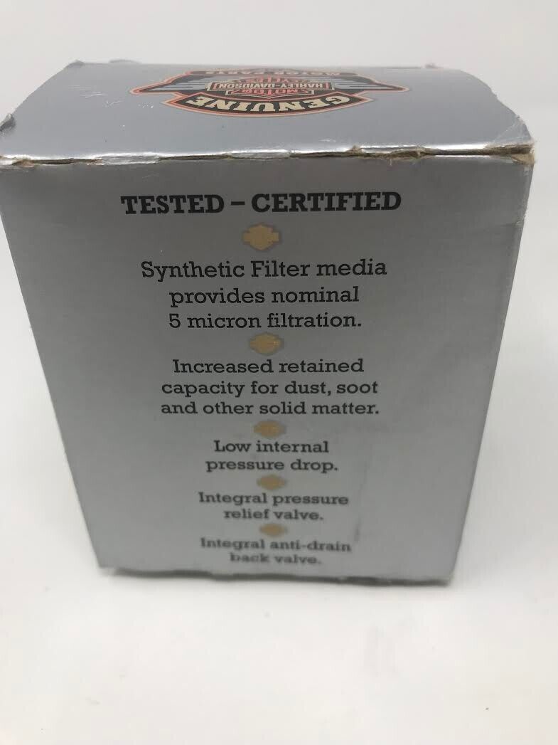 Harley Davidson OEM Super Premium 5 Chrome Oil Filter 68206-05