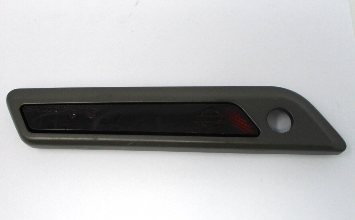 Harley Davidson OEM Touring Saddlebag LH Grey Denim Latch Plate 90200448