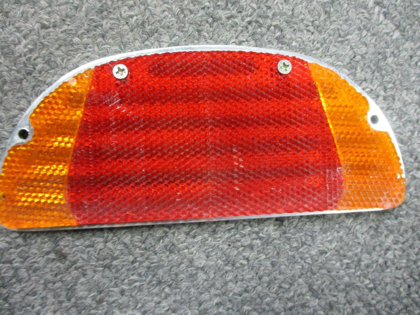 Mid USA Tail Light Lens with Amber Signals Billet Aluminum