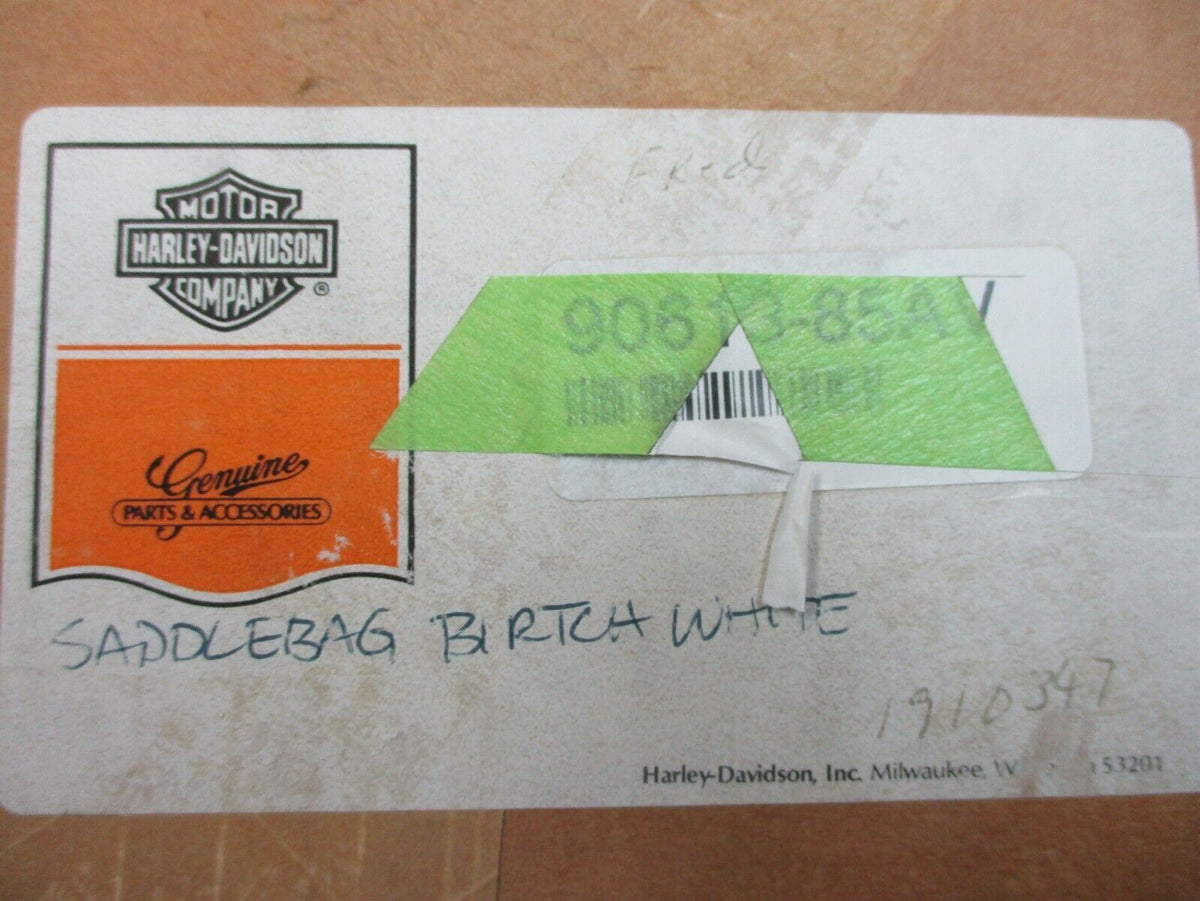 Harley Davidson OEM 1985 FLHTP Left Police Saddlebag Britch White 90613-85AV