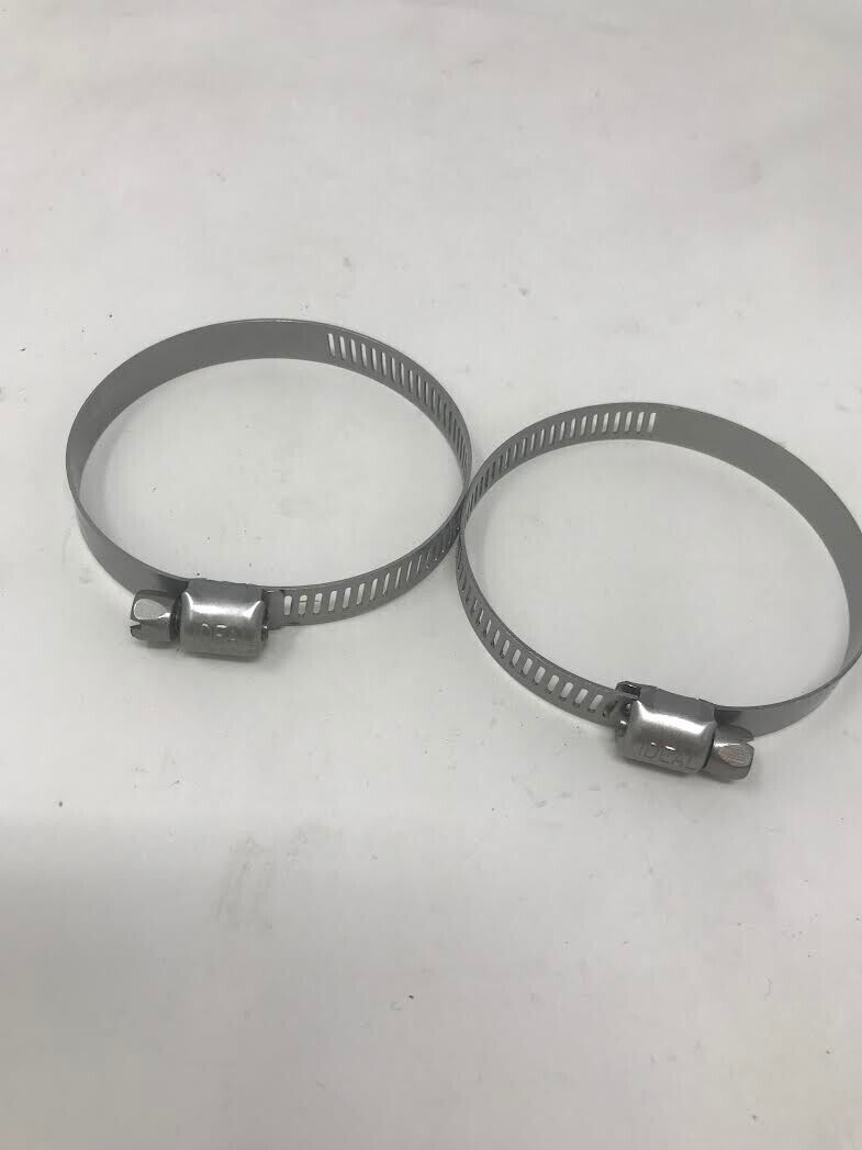 Drag Specialties OEM Stainless Clamps 1.25''-2.25'' 1861-0672