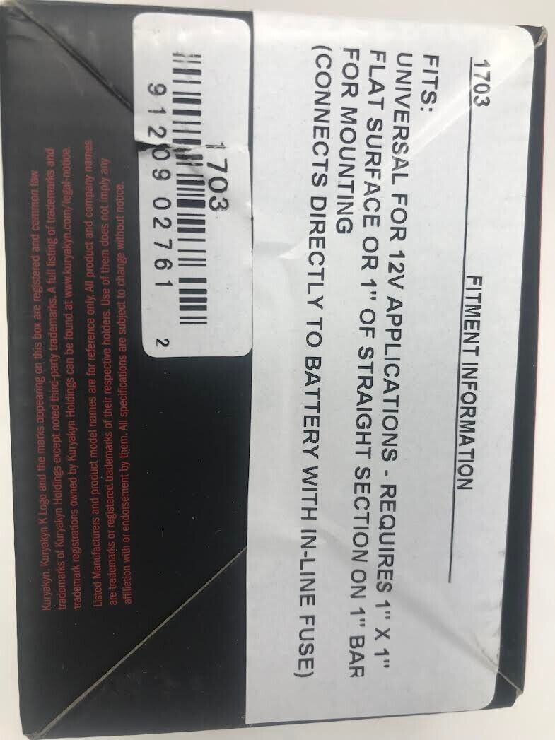 Kuryakyn OEM USB Power Source P/N 1688 & 1703