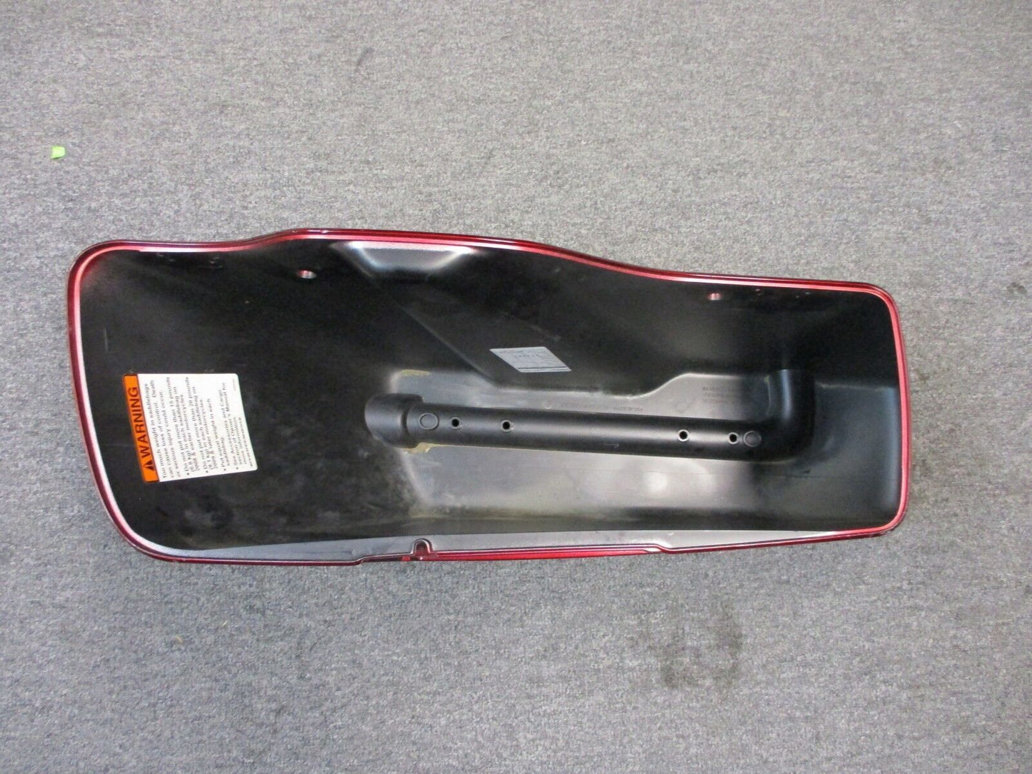 Harley Davidson LH Saddlebag FL Models 14-17 90200414 Mysterious Red/Sun Glo