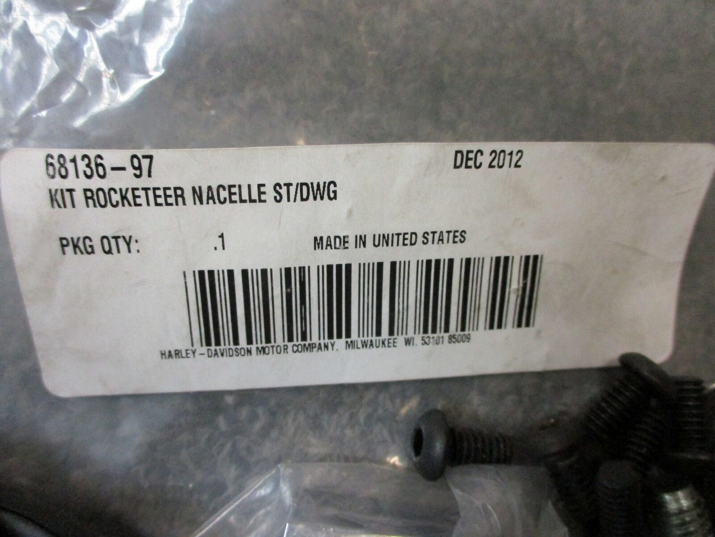 Harley Davidson OEM Nacelle ST/DWG Rocketeer Kit 68136-97