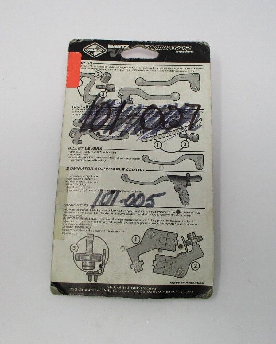 Moose Racing - 1BDHA17 - Brake Lever, Polished