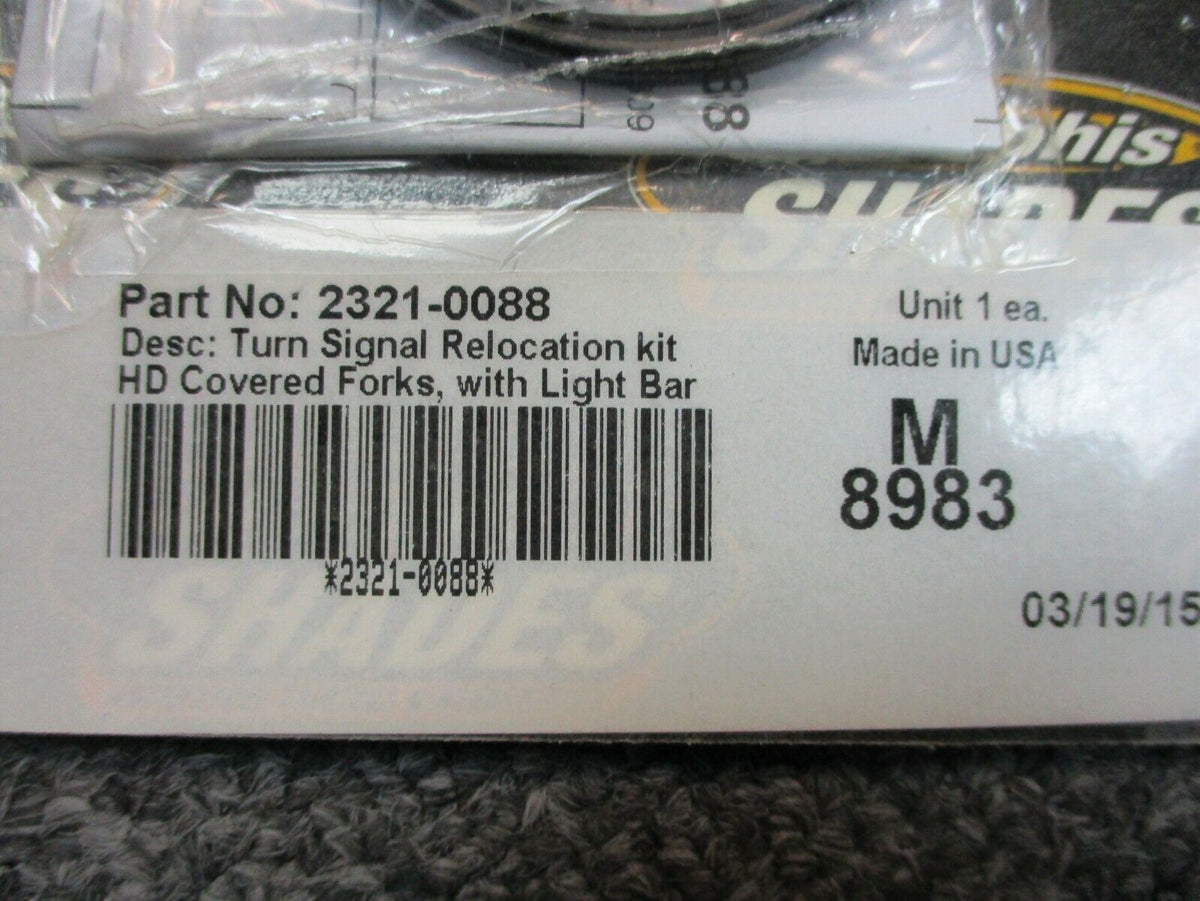 Memphis Shades 8983 Turn Signal Relocation Kit 2321-0088