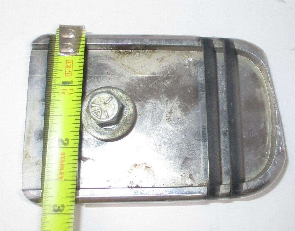 Harley-Davidson Chrome and Rubber Brake Pedal Pad Unknown Fitment