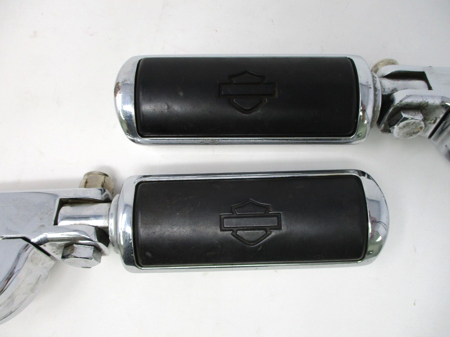 Harley Davidson OEM Chrome Billet Highway Pegs and Mounting Clamps 50957-02C