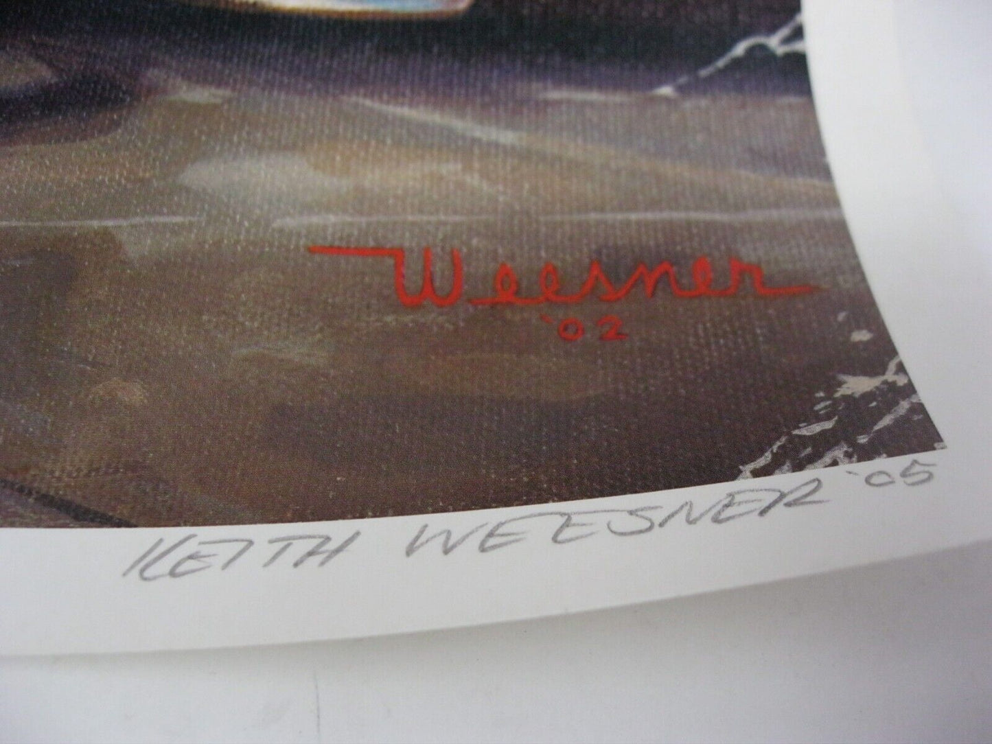 Keith Weesner Custom Sickles Signed Print