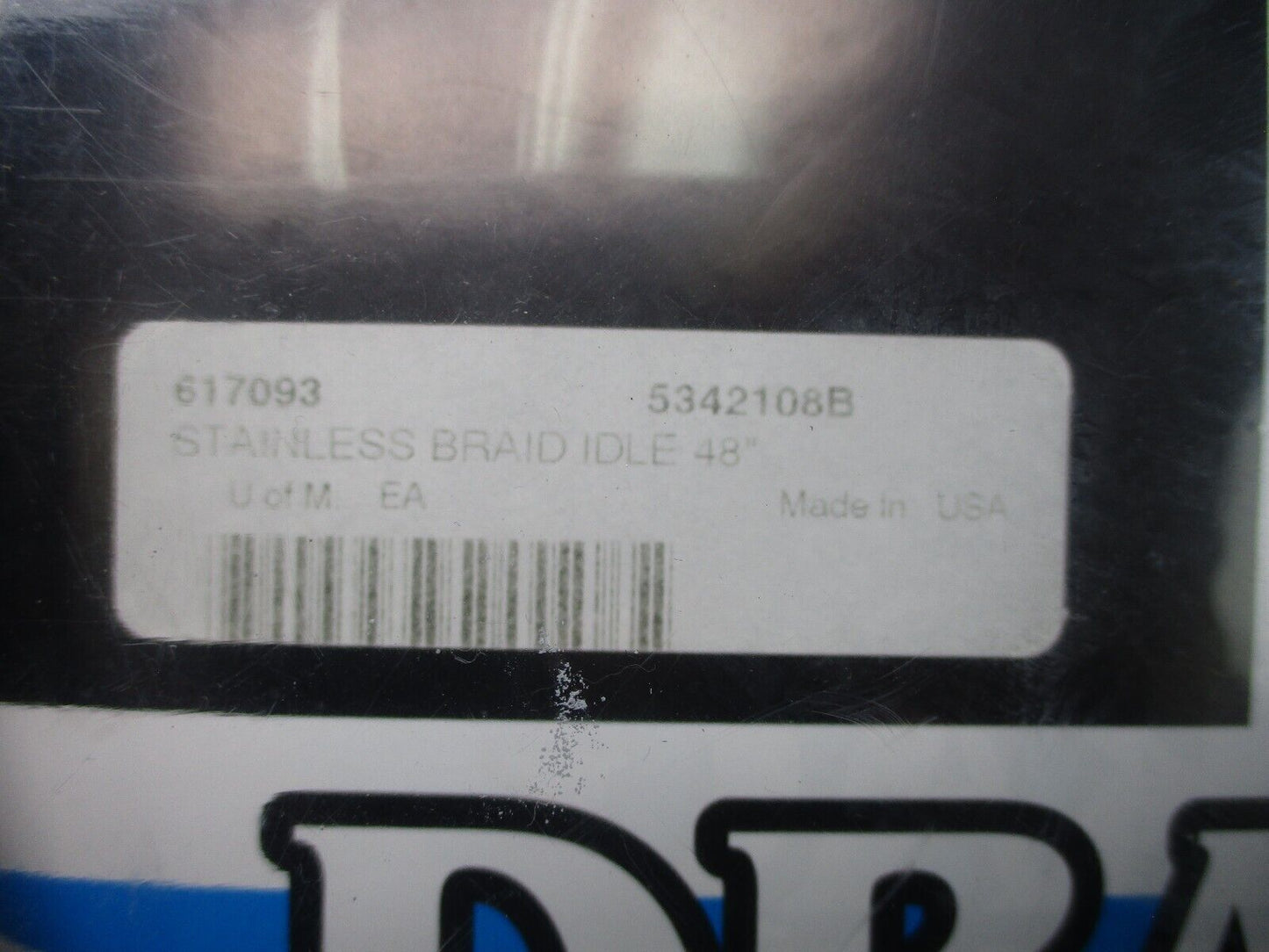 Drag Specialties 96-UP 47.5" S/S IDLE CABLE