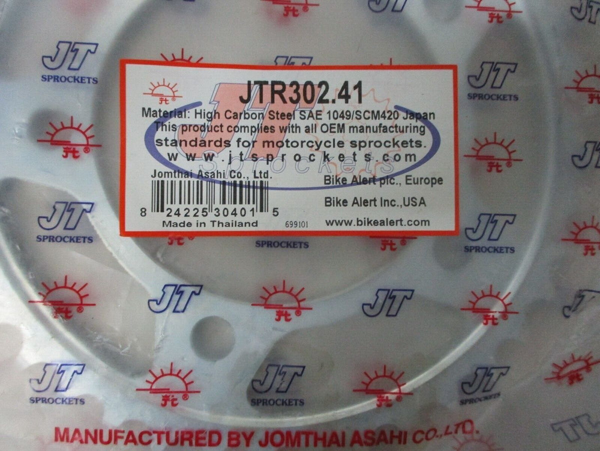 JT Sprockets - JTR302.41 - Steel Rear Sprocket, 41T