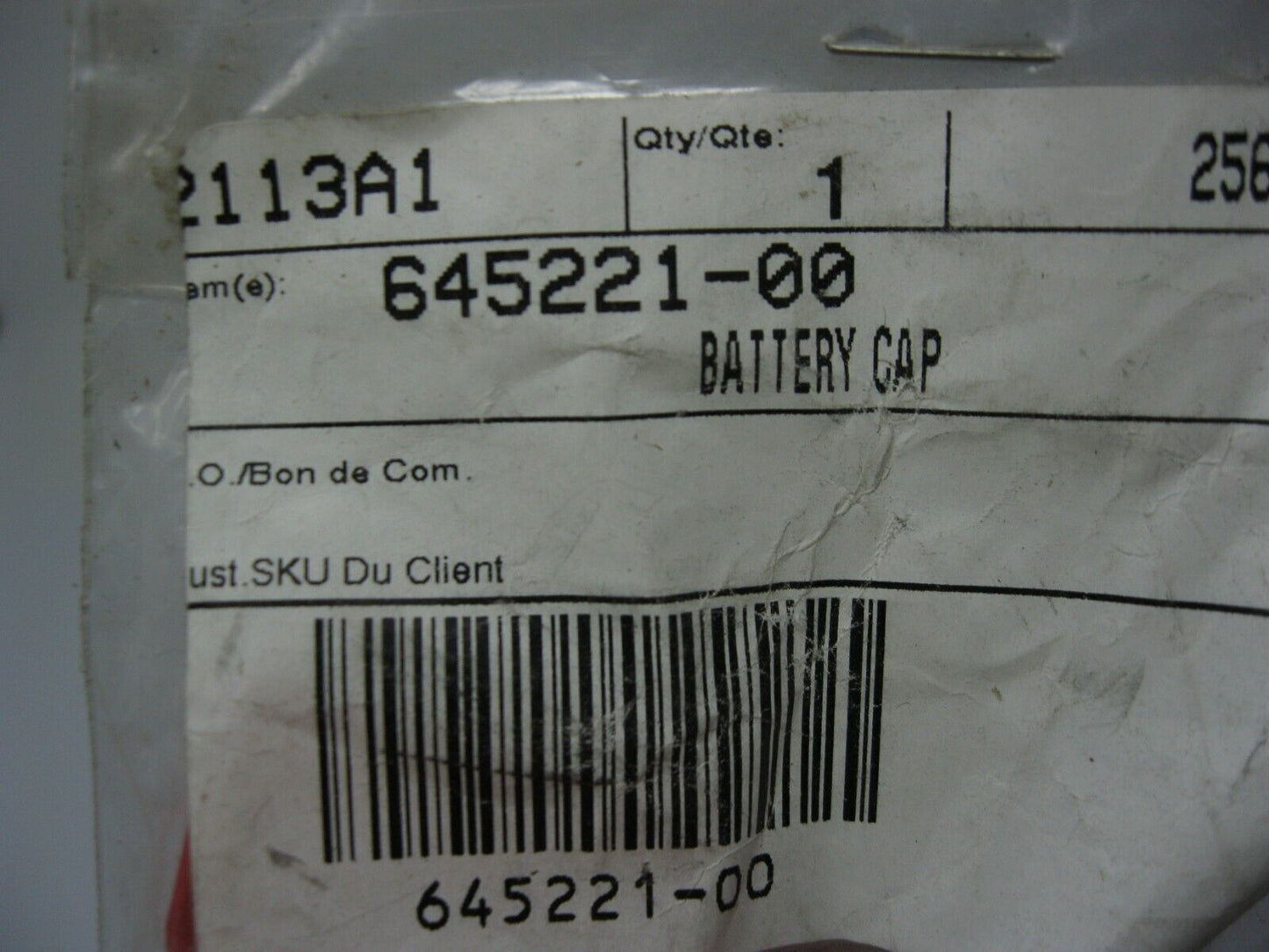 DeWALT OEM Battery Cap 645221-00