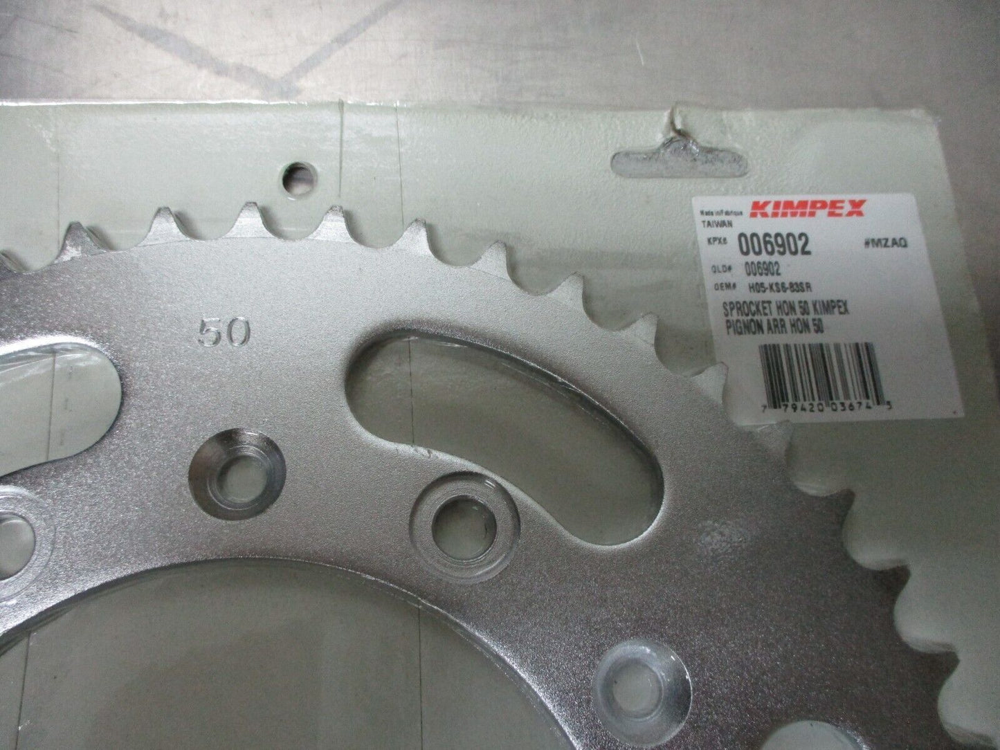 Kimpex - H05-KS6-83SR, 006902 - R.O.C. Rear Sprocket, 50T