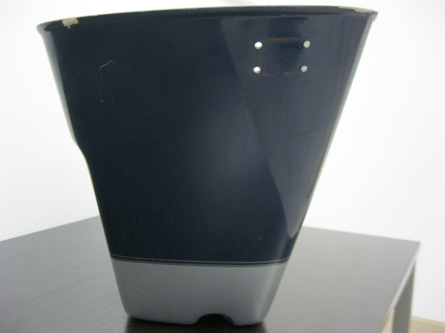 Aftermarket Right Saddlebag Blue and Silver JKY 15