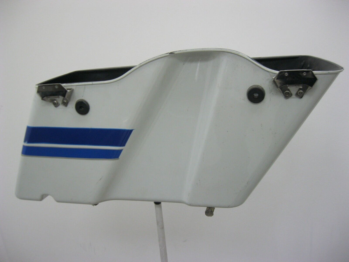 Harley-Davidson OEM Saddlebag White/Blue LH 79107-03A