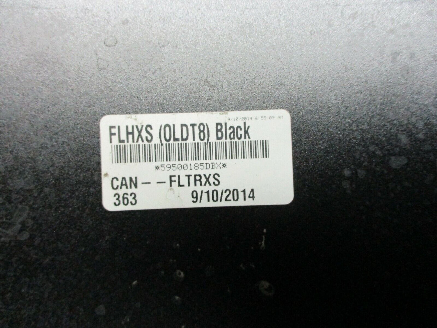 Harley Davidson OEM FLTRXS Rear Fender W/Rear Fascia Vivid Black 59500185DBX