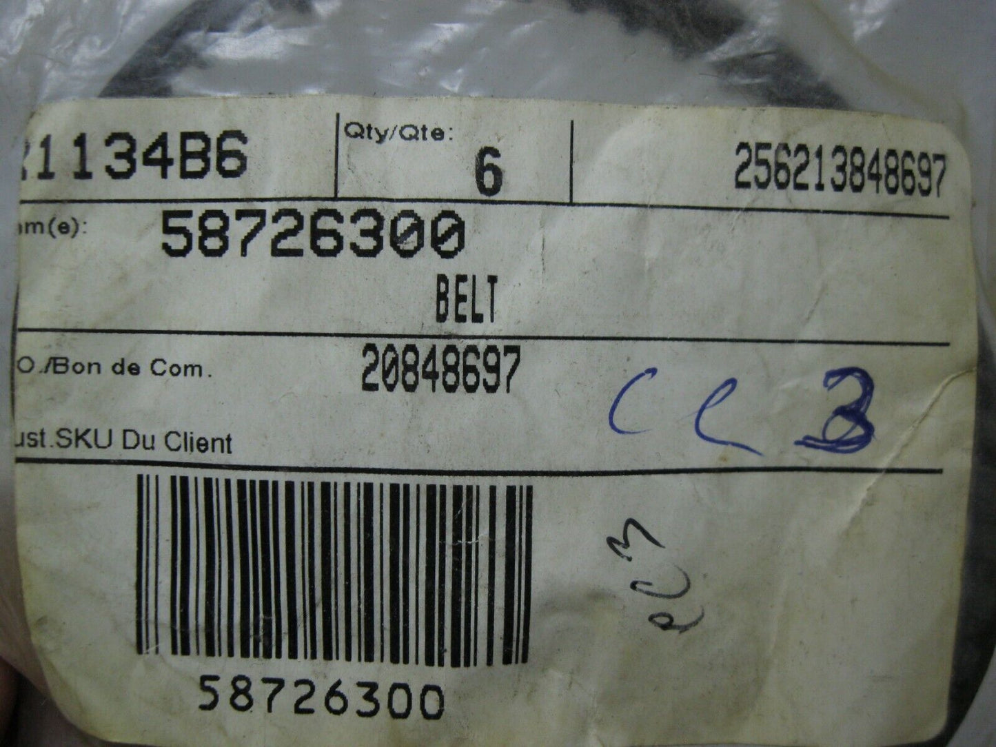 DeWALT OEM Belt 58726300