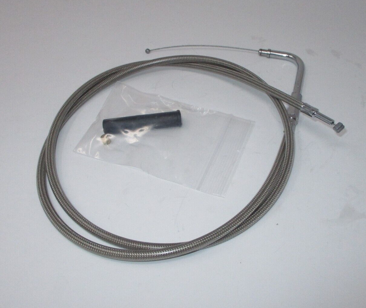 Drag Specialties 47" Stainless Braid Throttle Cable 617082