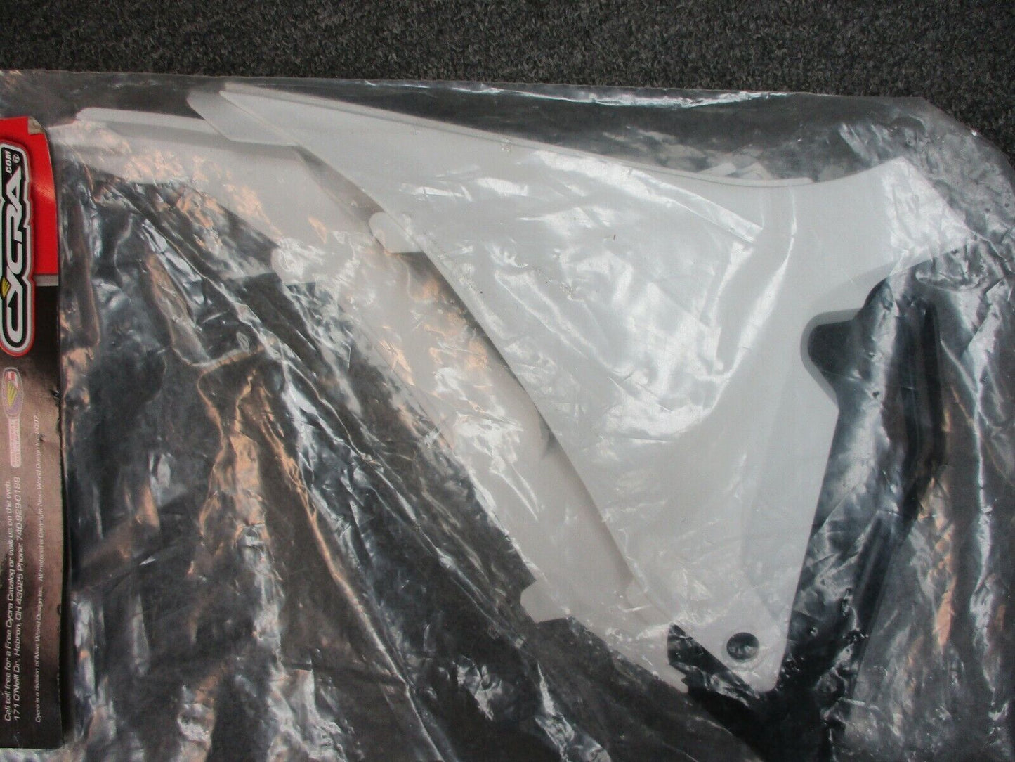 KTM 2011-2012 White Air Box Covers By CYCRA 1898-42