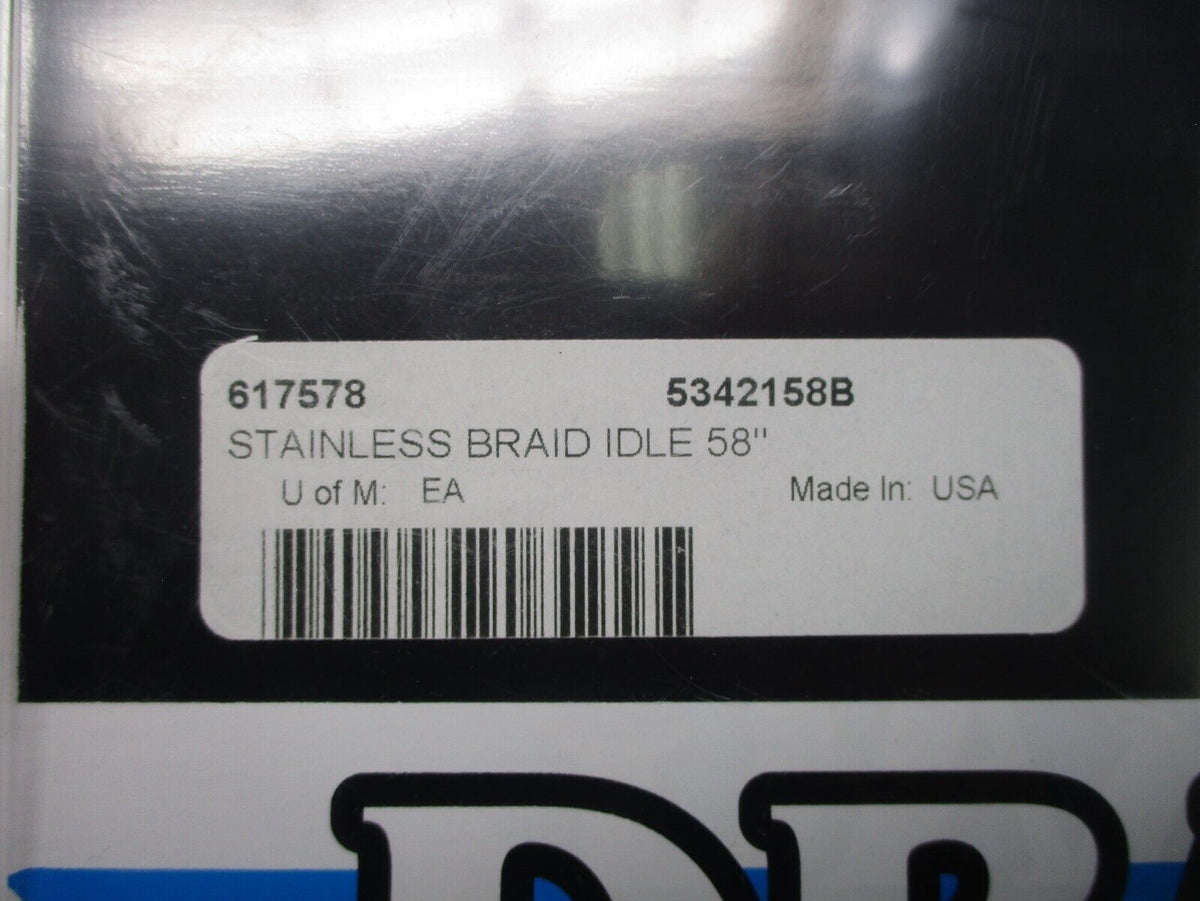 Drag Specialties STAINLESS STEEL IDLE CABLE 617578