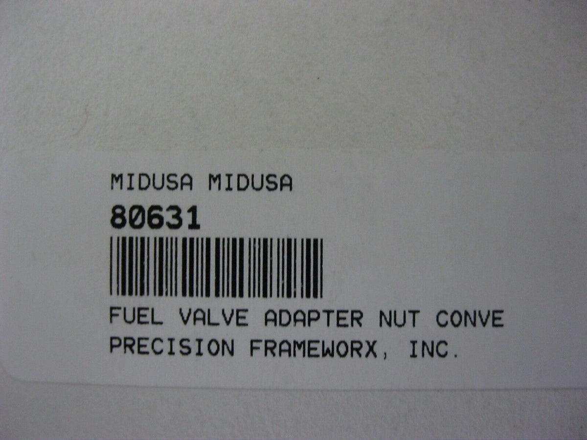 MID USA 80631 FUEL VALVE ADAPTER NUT CONVERT 80210-80211 TO 75/06 TANK FIT